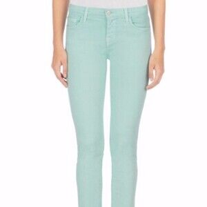 J Brand Cropped Seafoam Green Rail Verde Women's Jeans Size 30